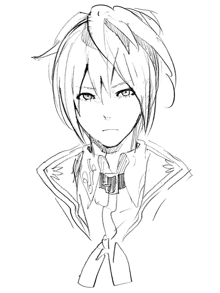 Julius Sketch from God Eater 2