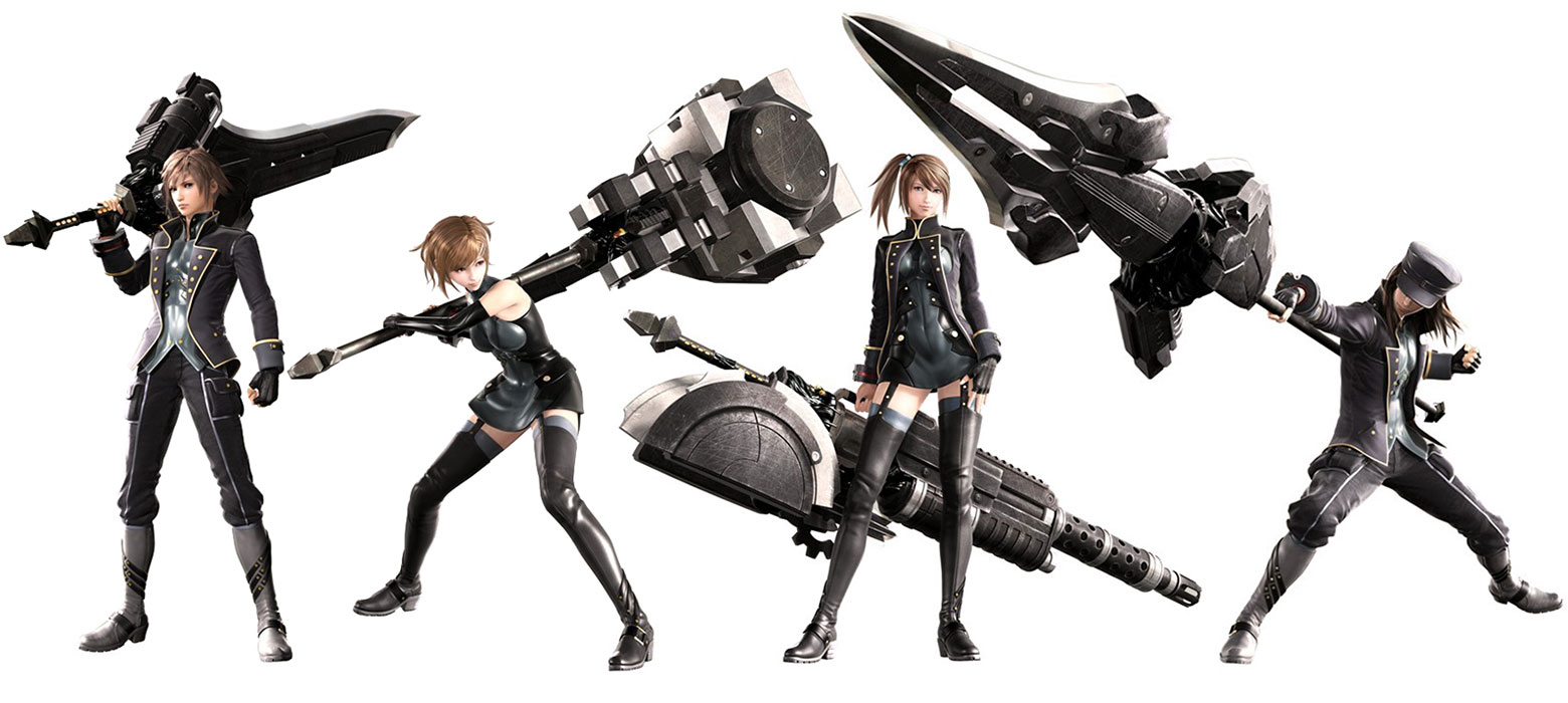 Main Characters Art from God Eater 2