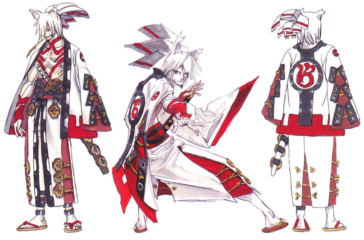 Izuna Concept Art from Guilty Gear 2: Overture