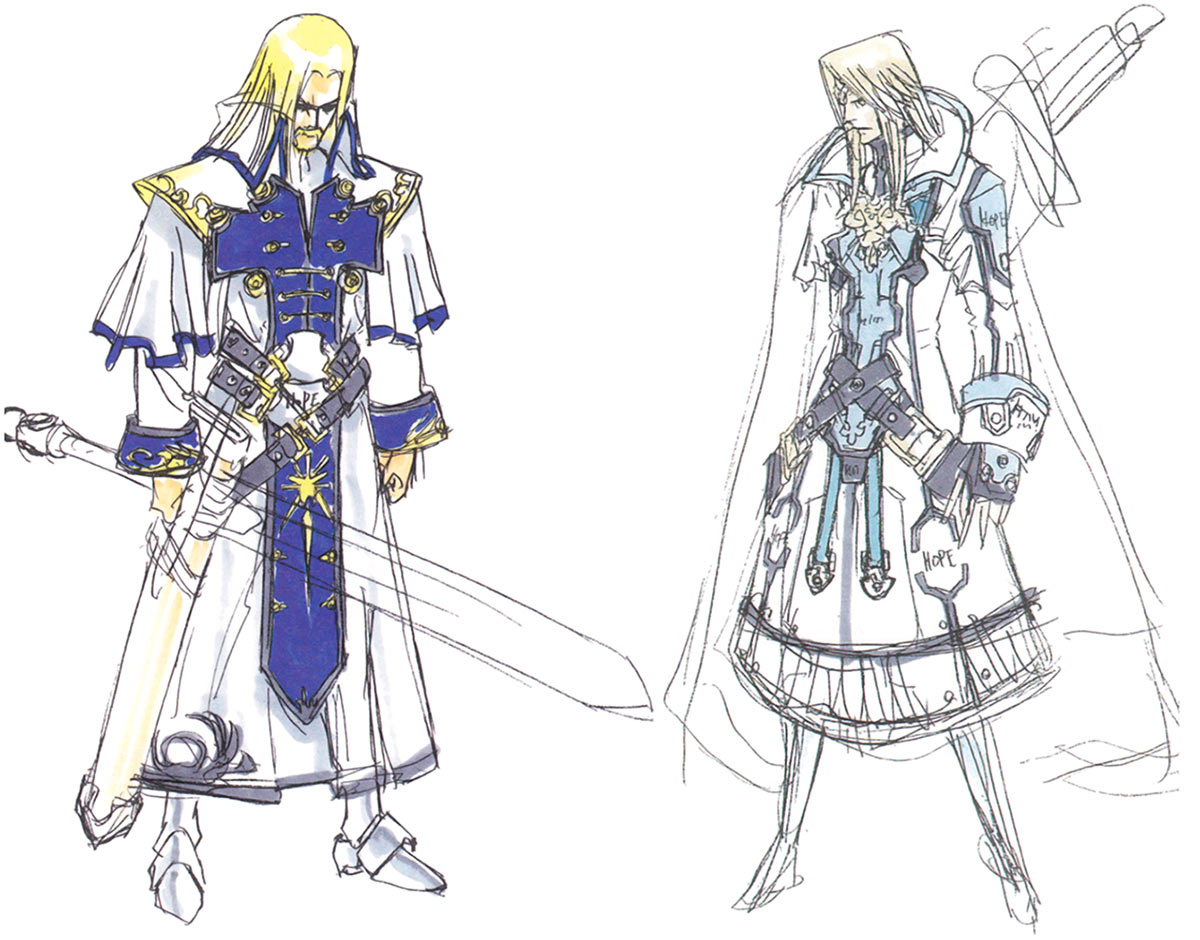 Ky Kiske Concept Art from Guilty Gear 2: Overture