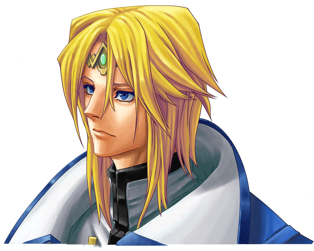 Ky Kiske Portrait Art from Guilty Gear 2: Overture