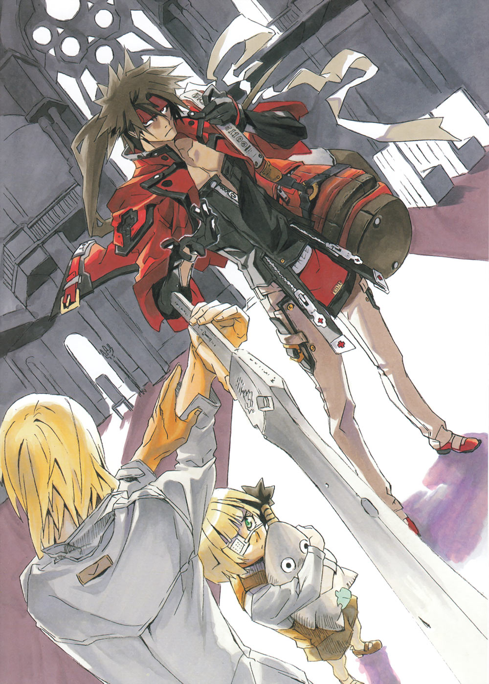 Sol Badguy Illustration from Guilty Gear 2: Overture