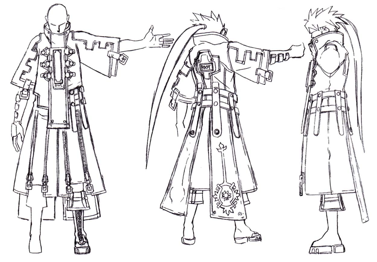 Sol Badguy Sketch from Guilty Gear 2: Overture