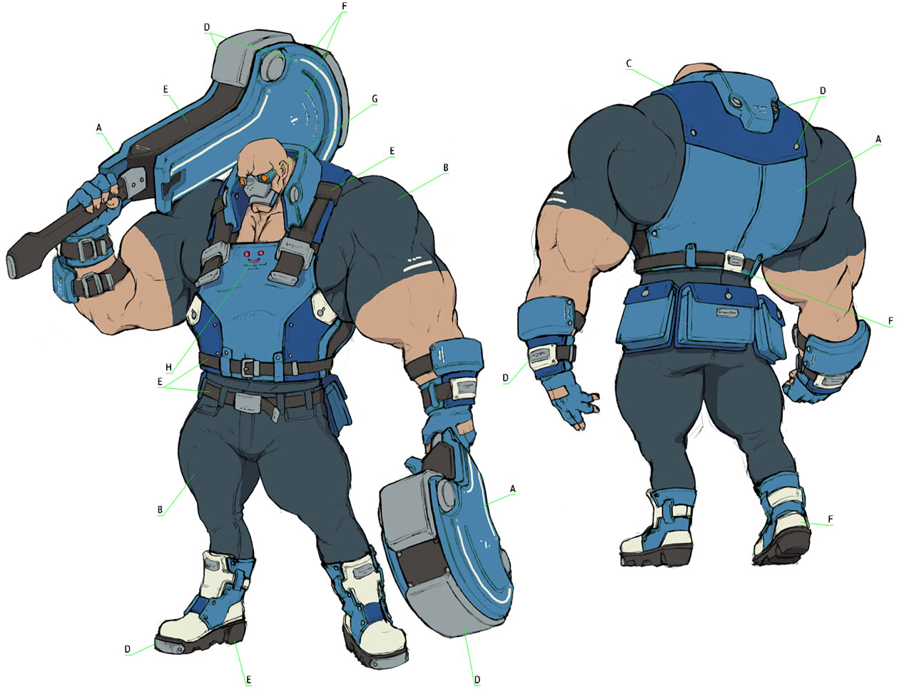 Bounty Hunter Art from Guilty Gear Vastedge XT