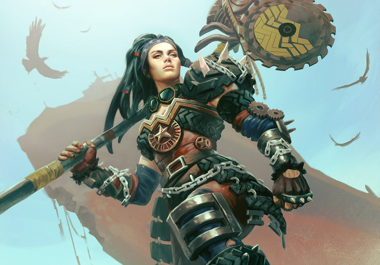 Atomic Wonder Woman Art from Infinite Crisis