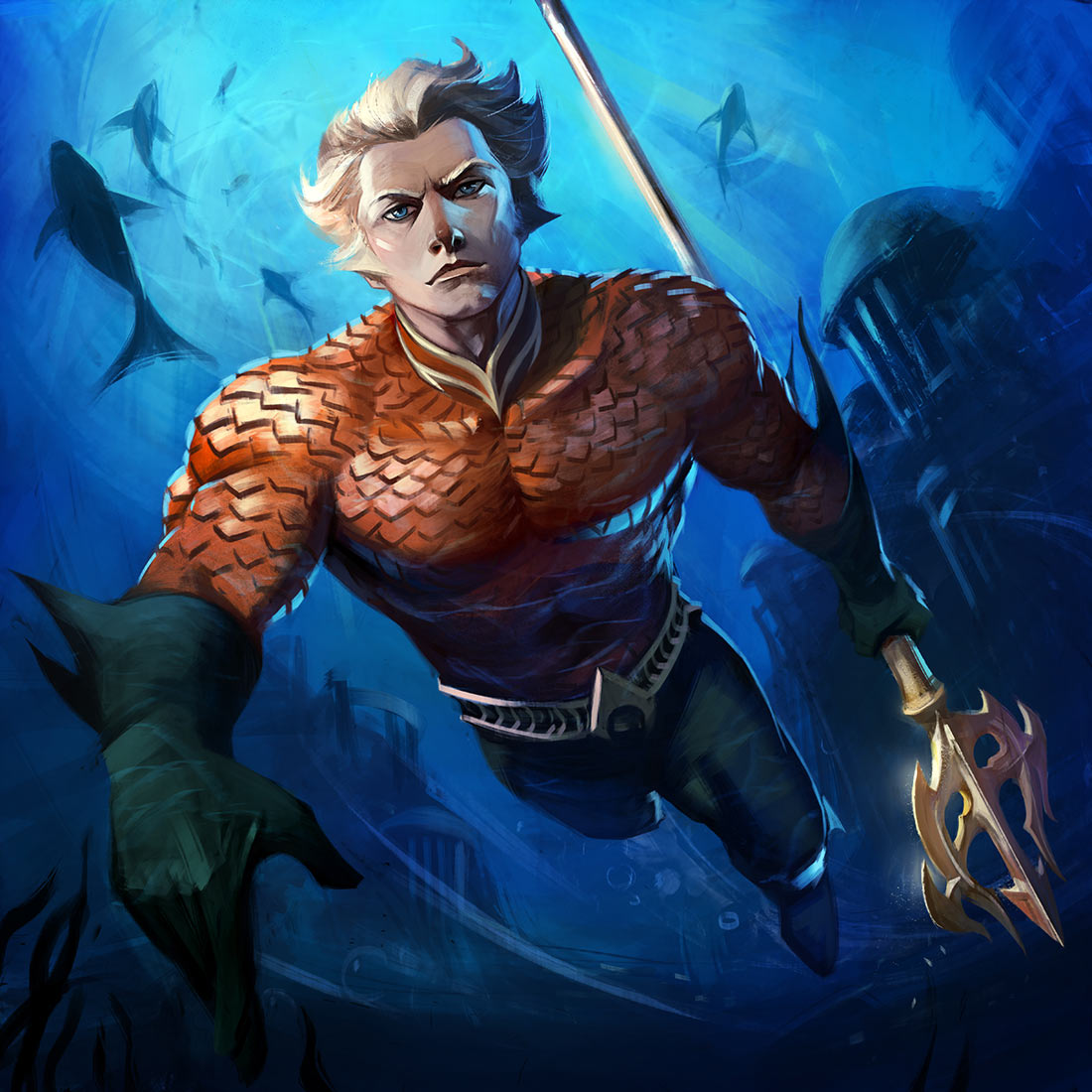 Aquaman Art from Infinite Crisis