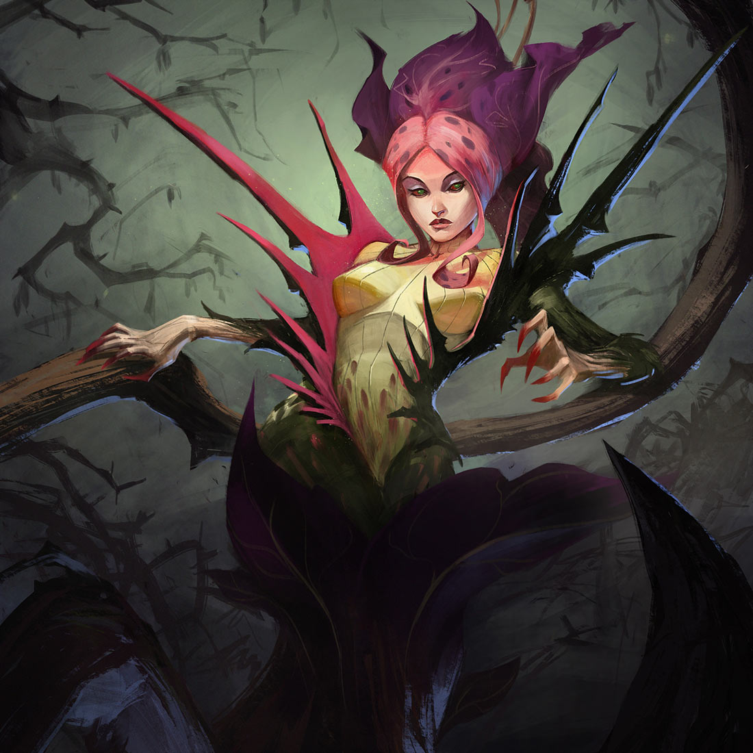 Atomic Poison Ivy Art from Infinite Crisis