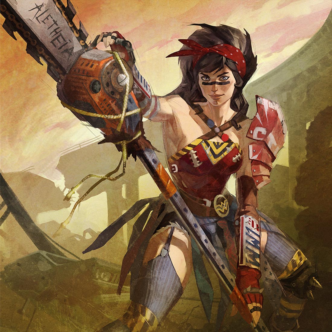Atomic Wonder Woman Art from Infinite Crisis