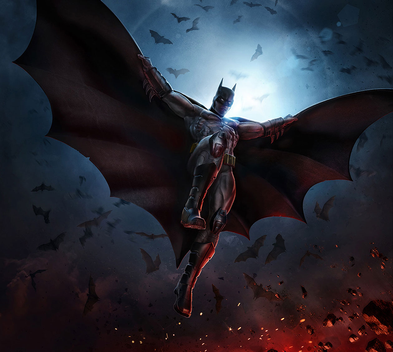 Batman Key Art from Infinite Crisis