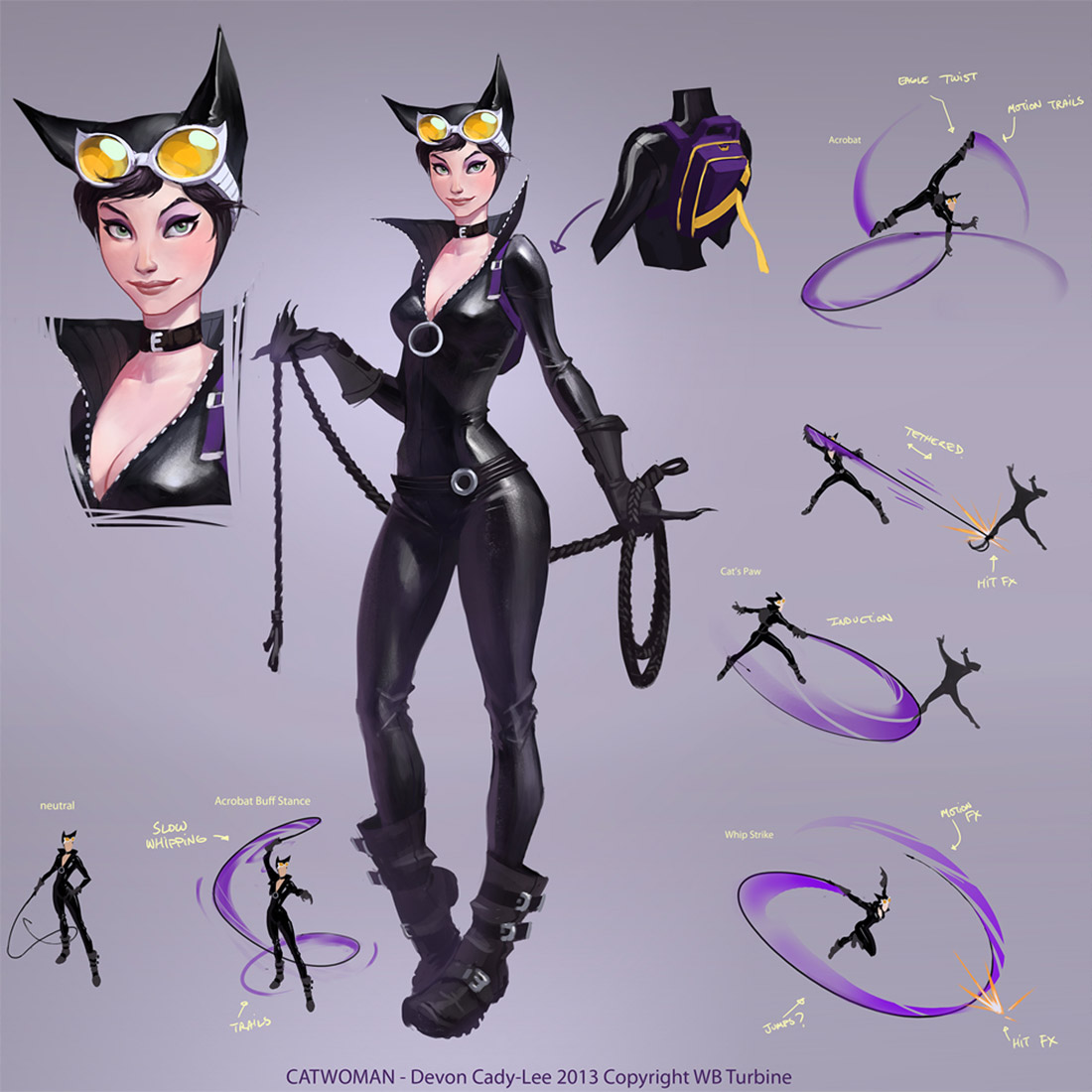 Catwoman Concept Art from Infinite Crisis