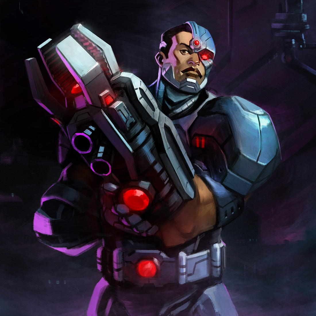Cyborg Art from Infinite Crisis
