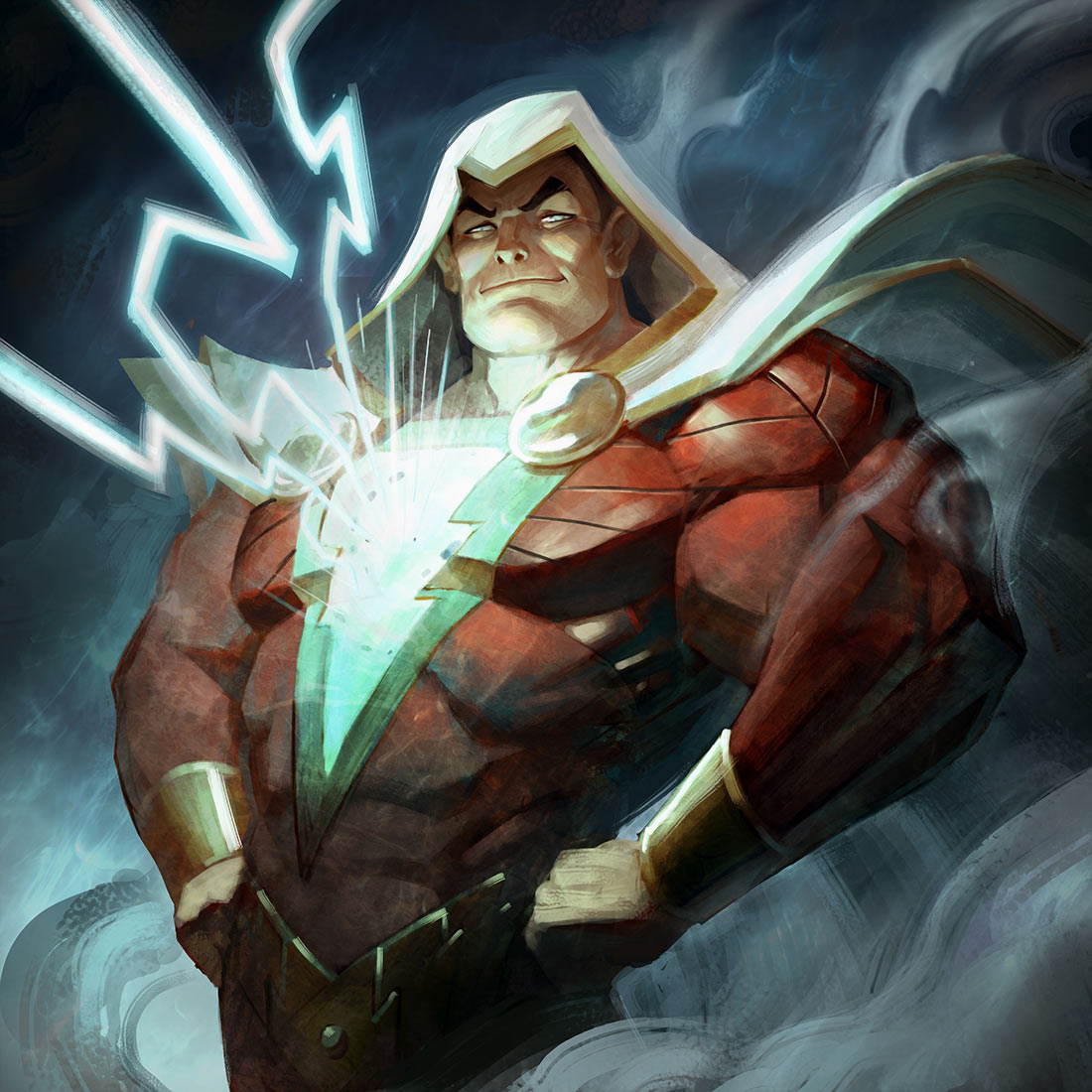 Shazam Art from Infinite Crisis