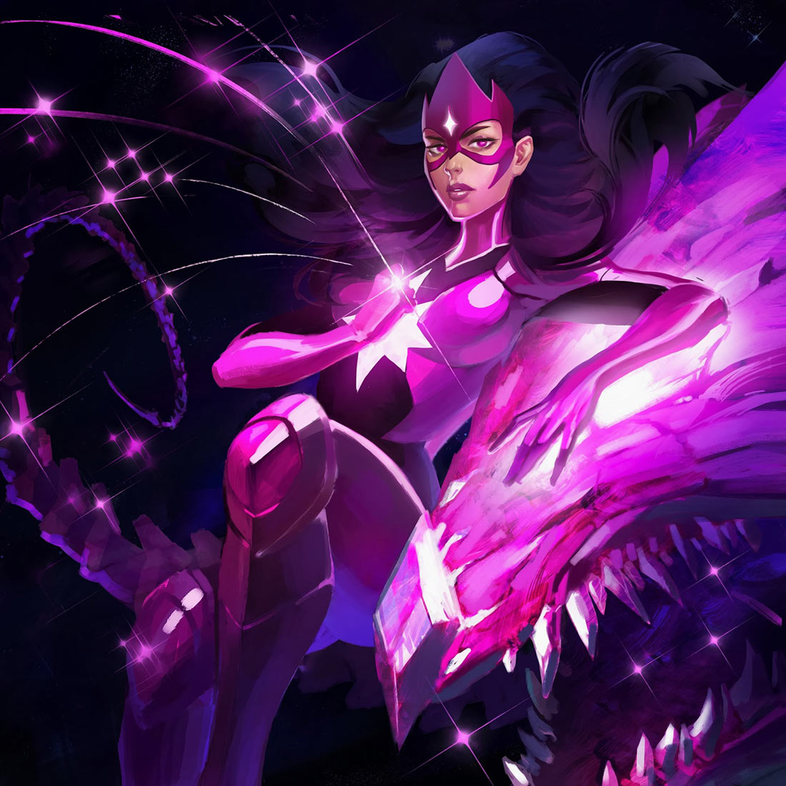 Star Sapphire Art from Infinite Crisis