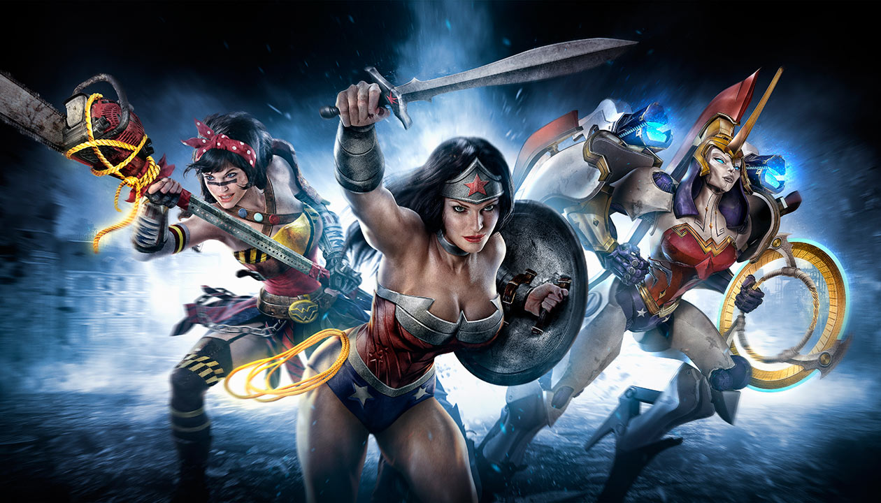 Wonder Woman Variants Art from Infinite Crisis