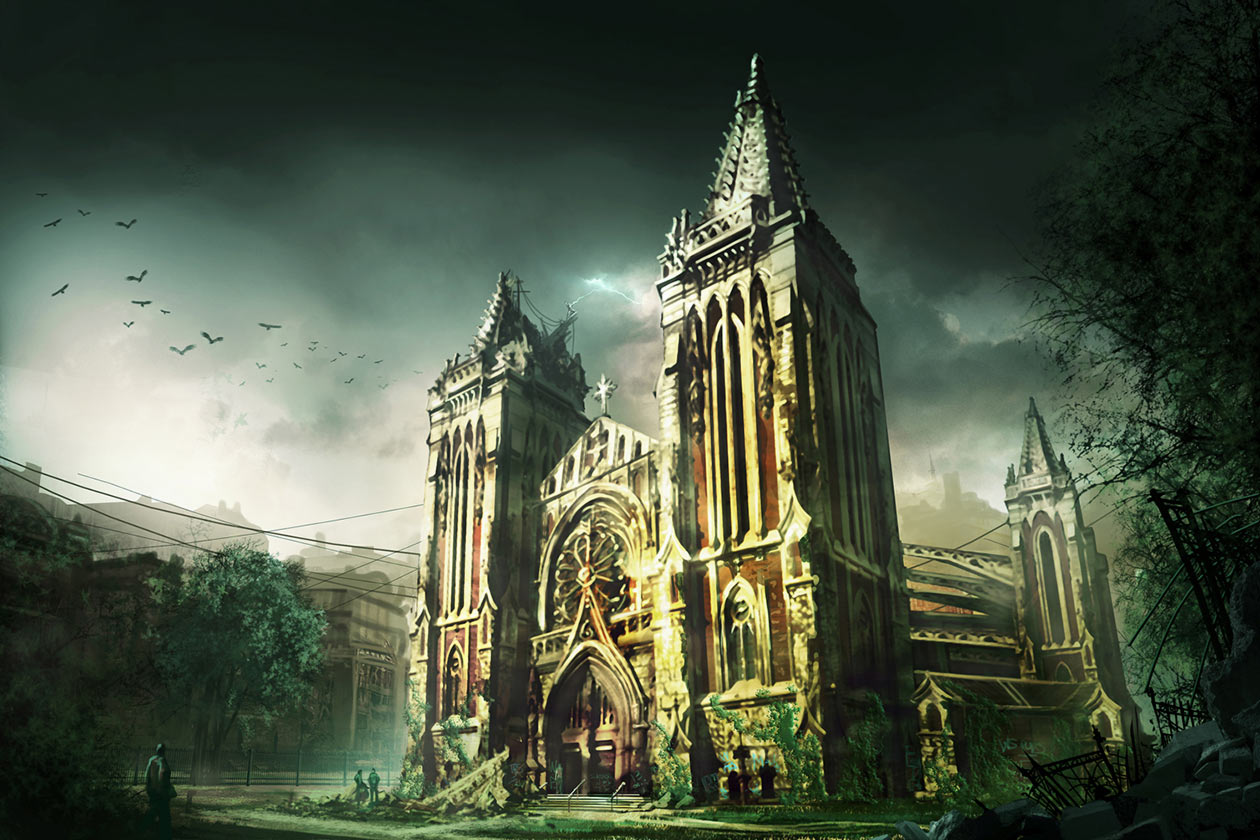 Cathedral Art from inFamous 2