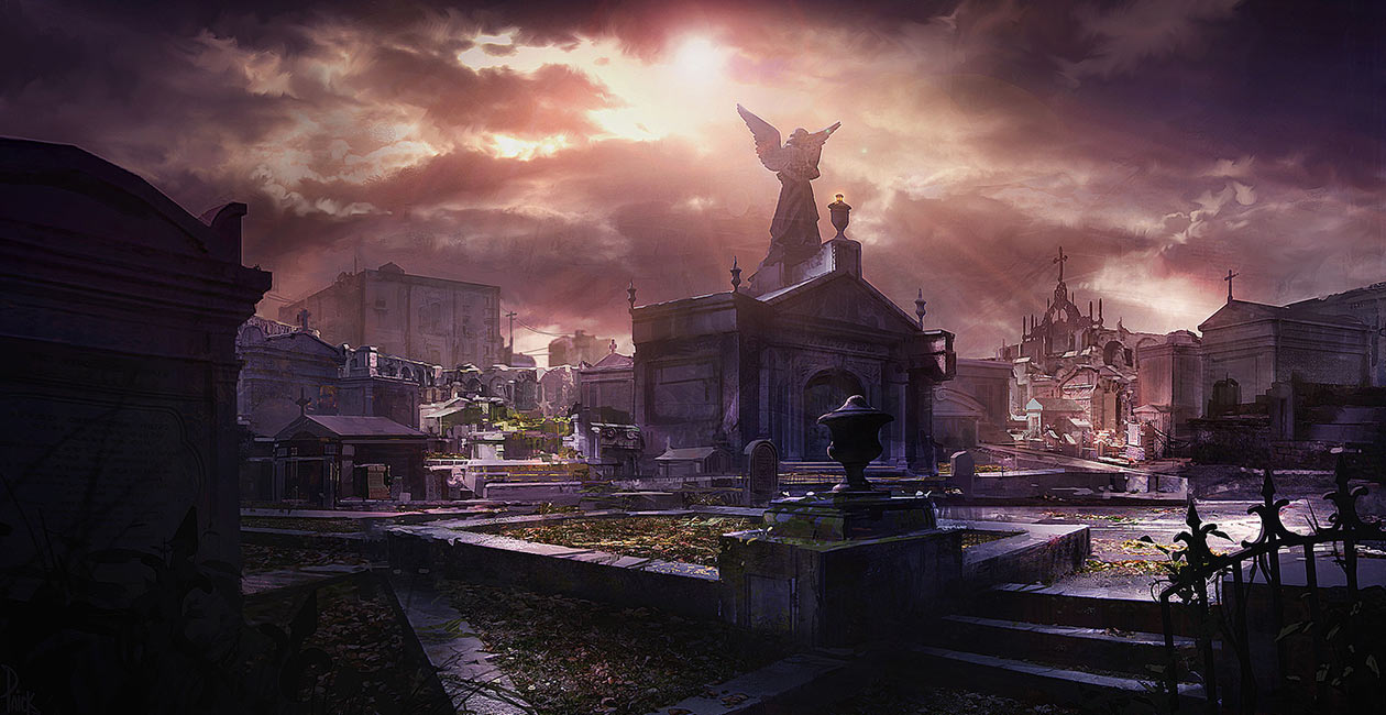 Cemetary Art from inFamous 2