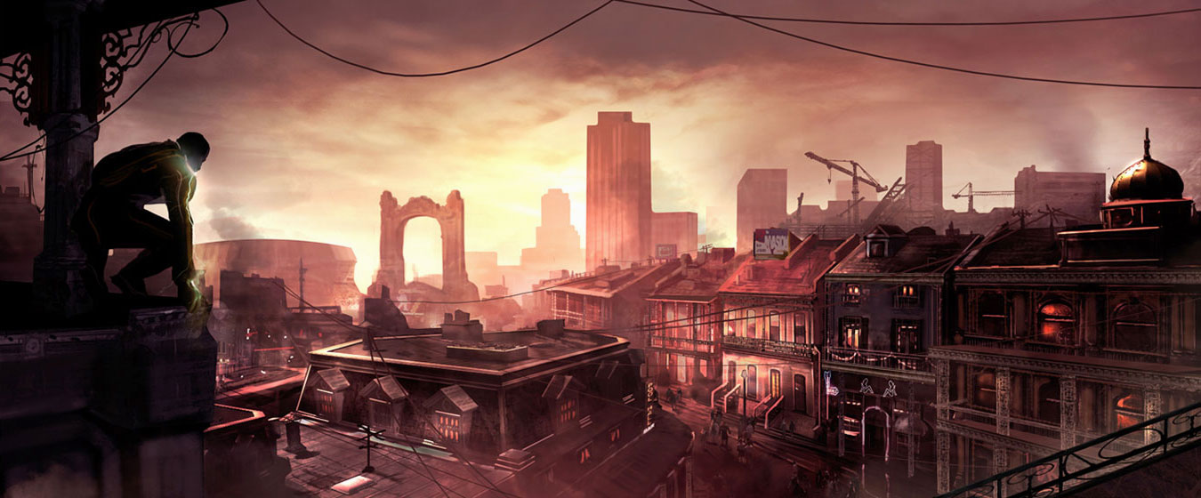Cityscape Art from inFamous 2