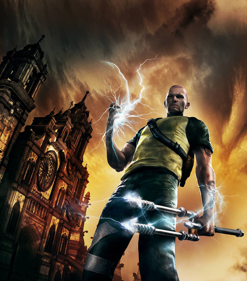 Cole MacGrath Art from inFamous 2