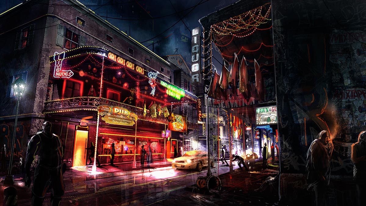 French Quarter Art from inFamous 2