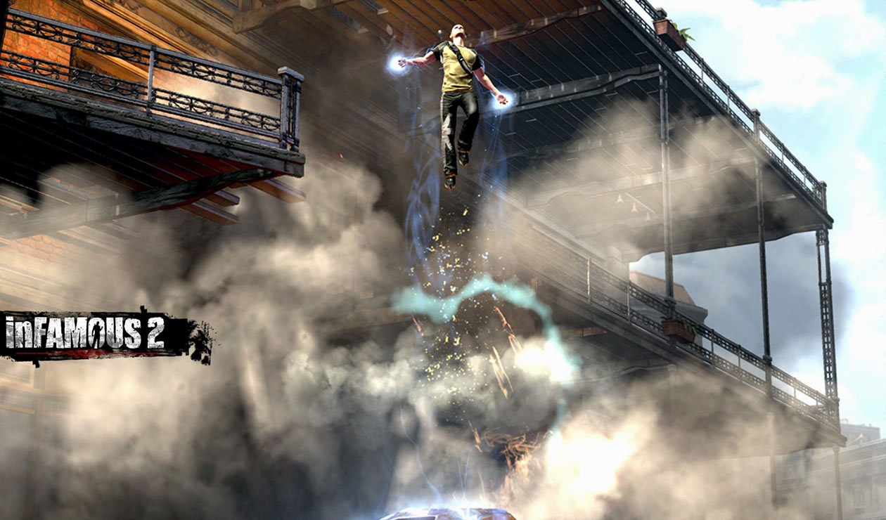 Induction Launch Art from inFamous 2