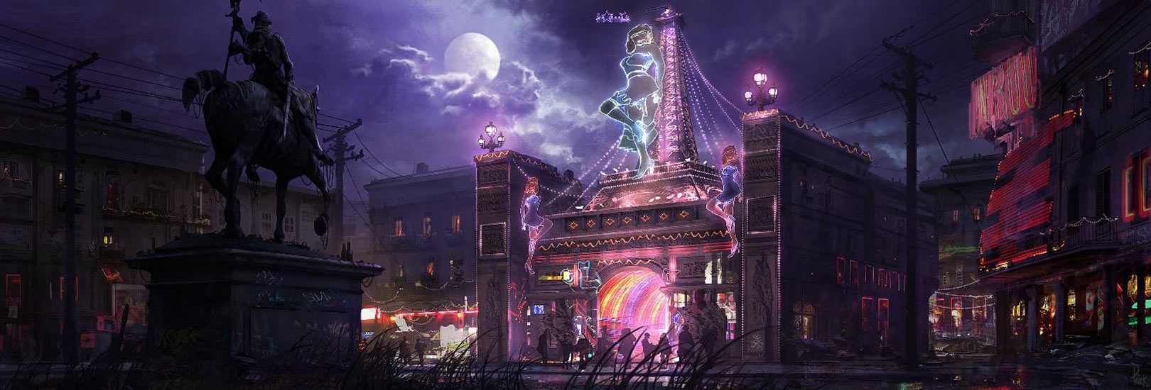 Red Light District Art from inFamous 2