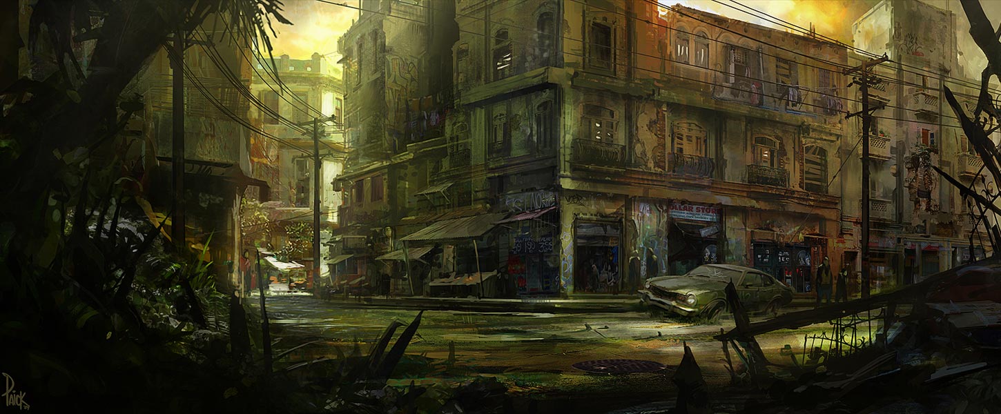 Slums Street Art from inFamous 2