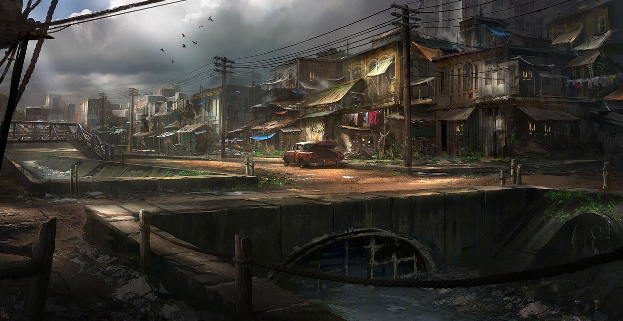 Slums Art from inFamous 2