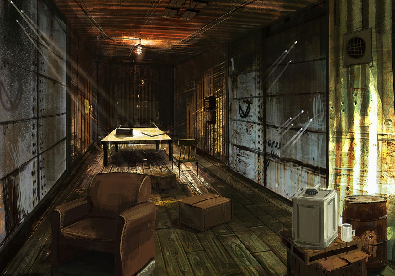 Train Car Art from inFamous 2