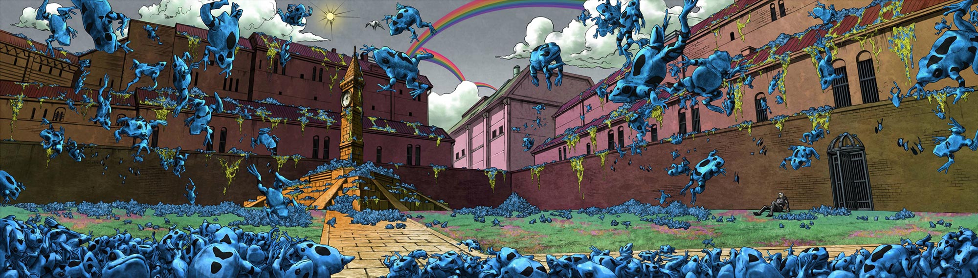 Green Dolphin Street Prison Stage Art from JoJo's Bizarre Adventure: All Star Battle