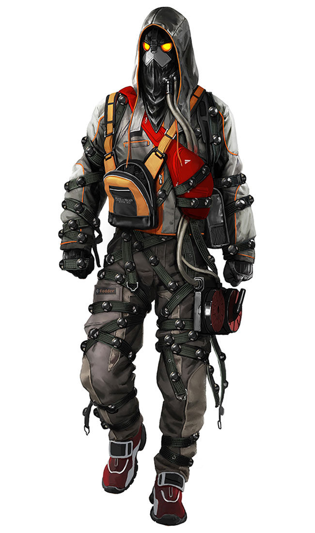Black Hand Operative Concept Art from Killzone: Shadow Fall