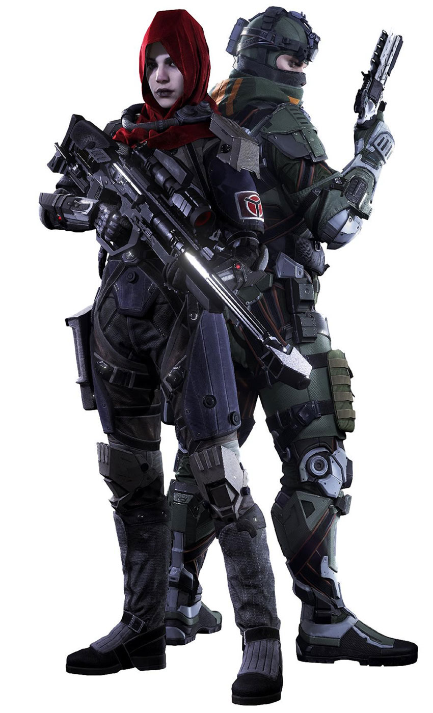 Echo & Lucas Art from Killzone: Shadow Fall