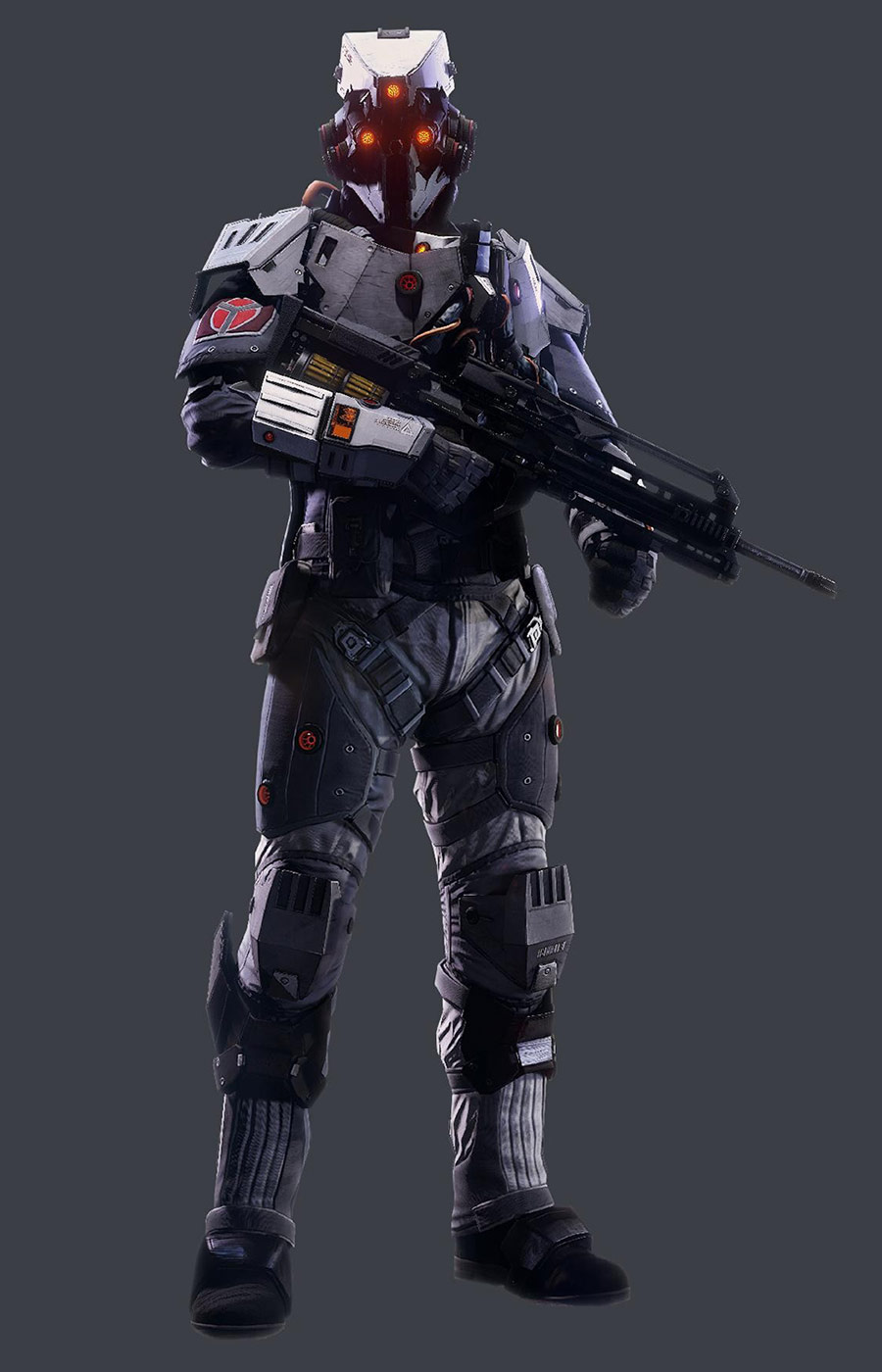 Helghast Assault Trooper Art from Killzone: Shadow Fall