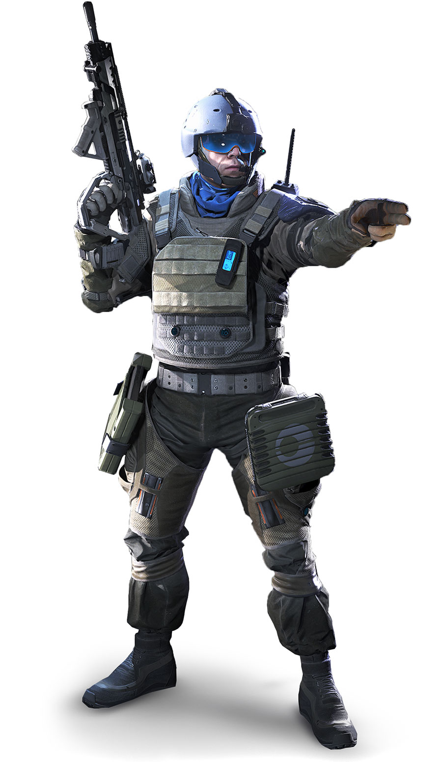 ISA Assault Art from Killzone: Shadow Fall
