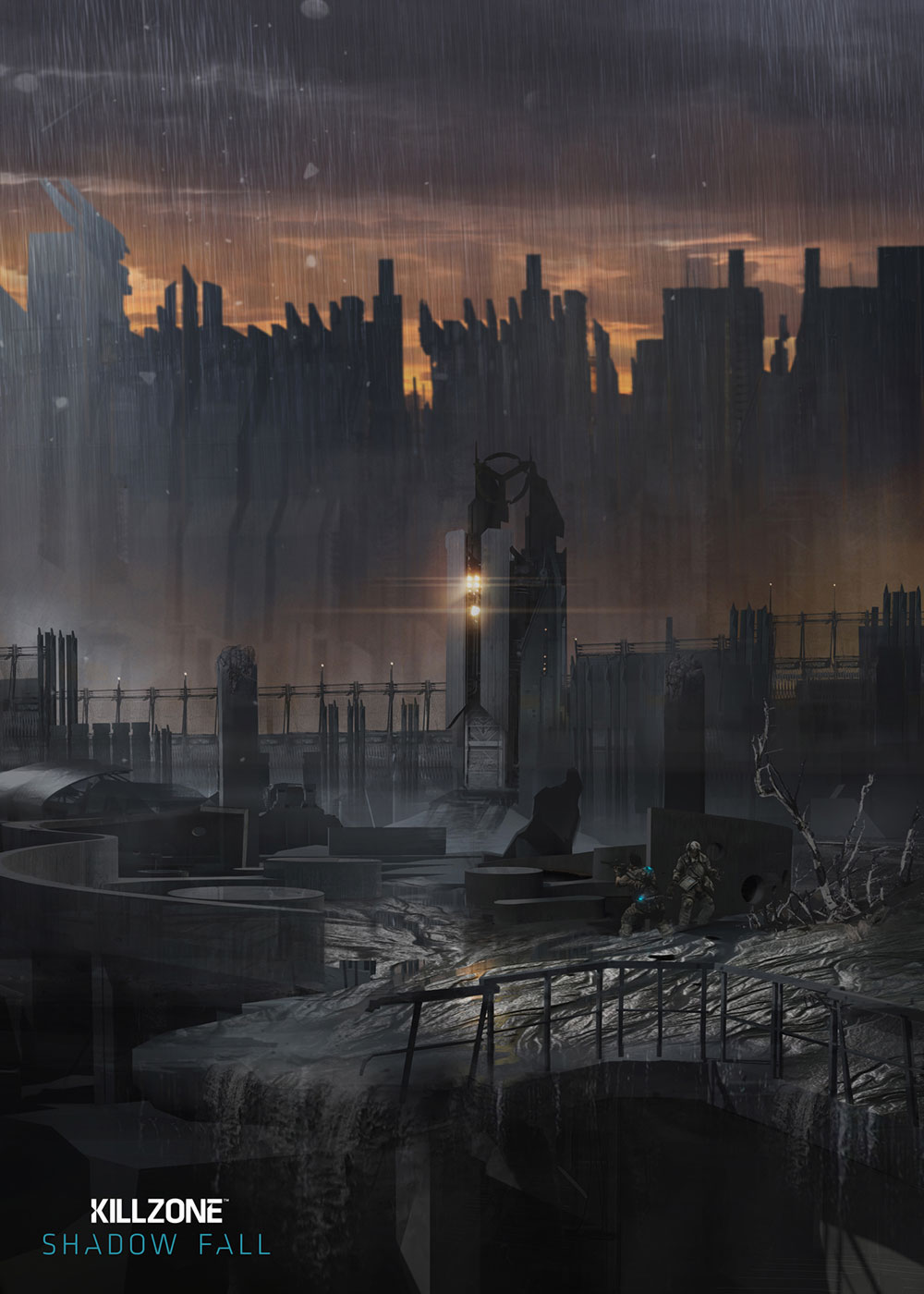 Lighting Concept Art from Killzone: Shadow Fall