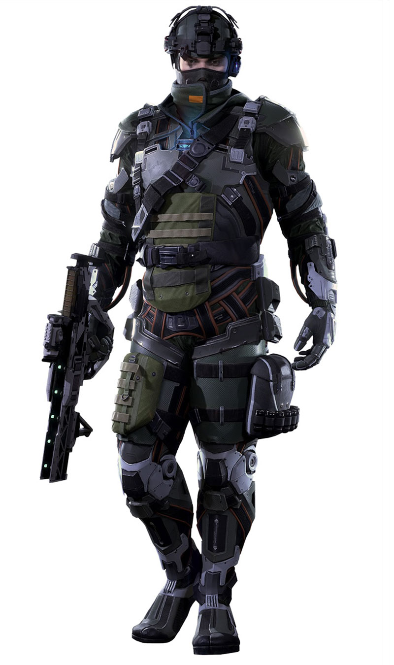Lucas Kellan Art from Killzone: Shadow Fall