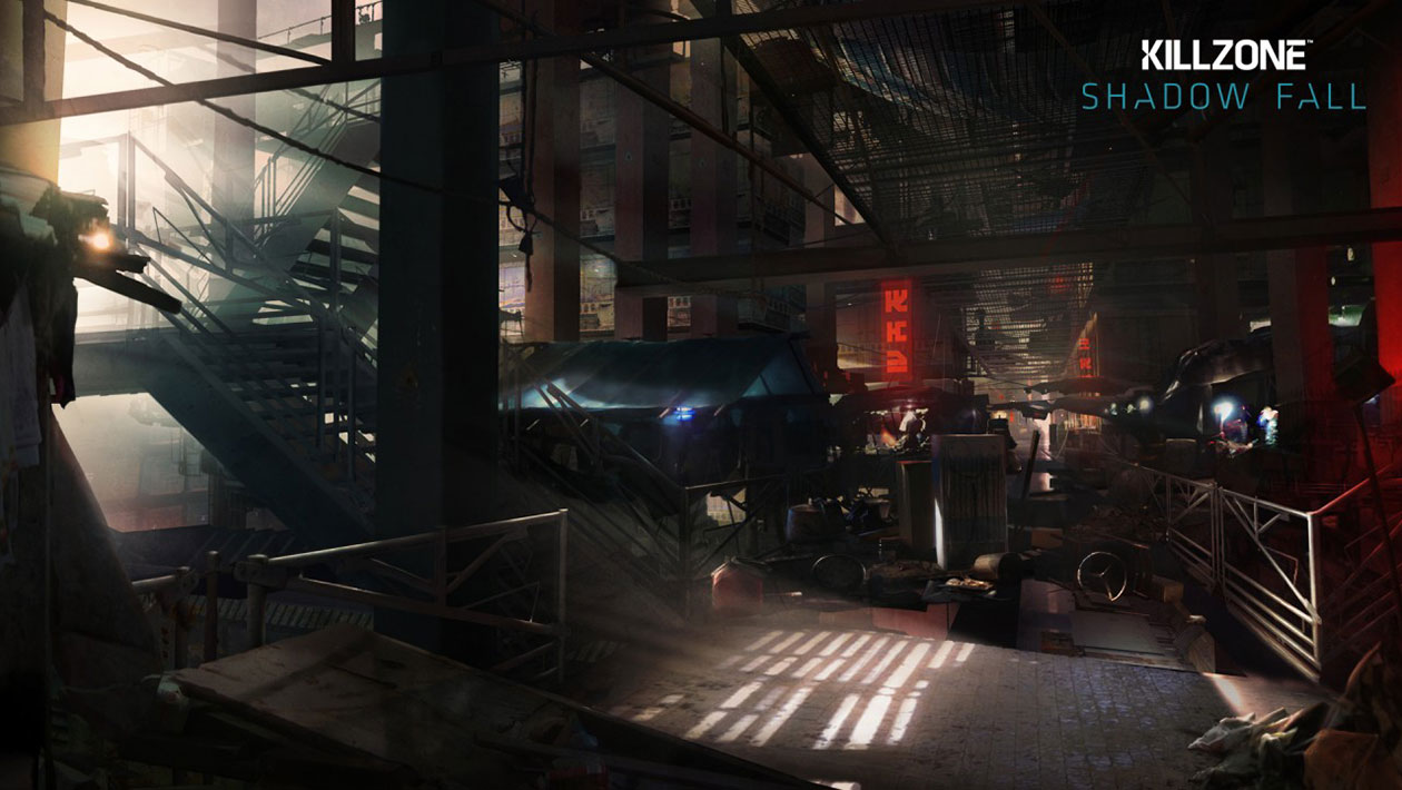 Stairs Art from Killzone: Shadow Fall