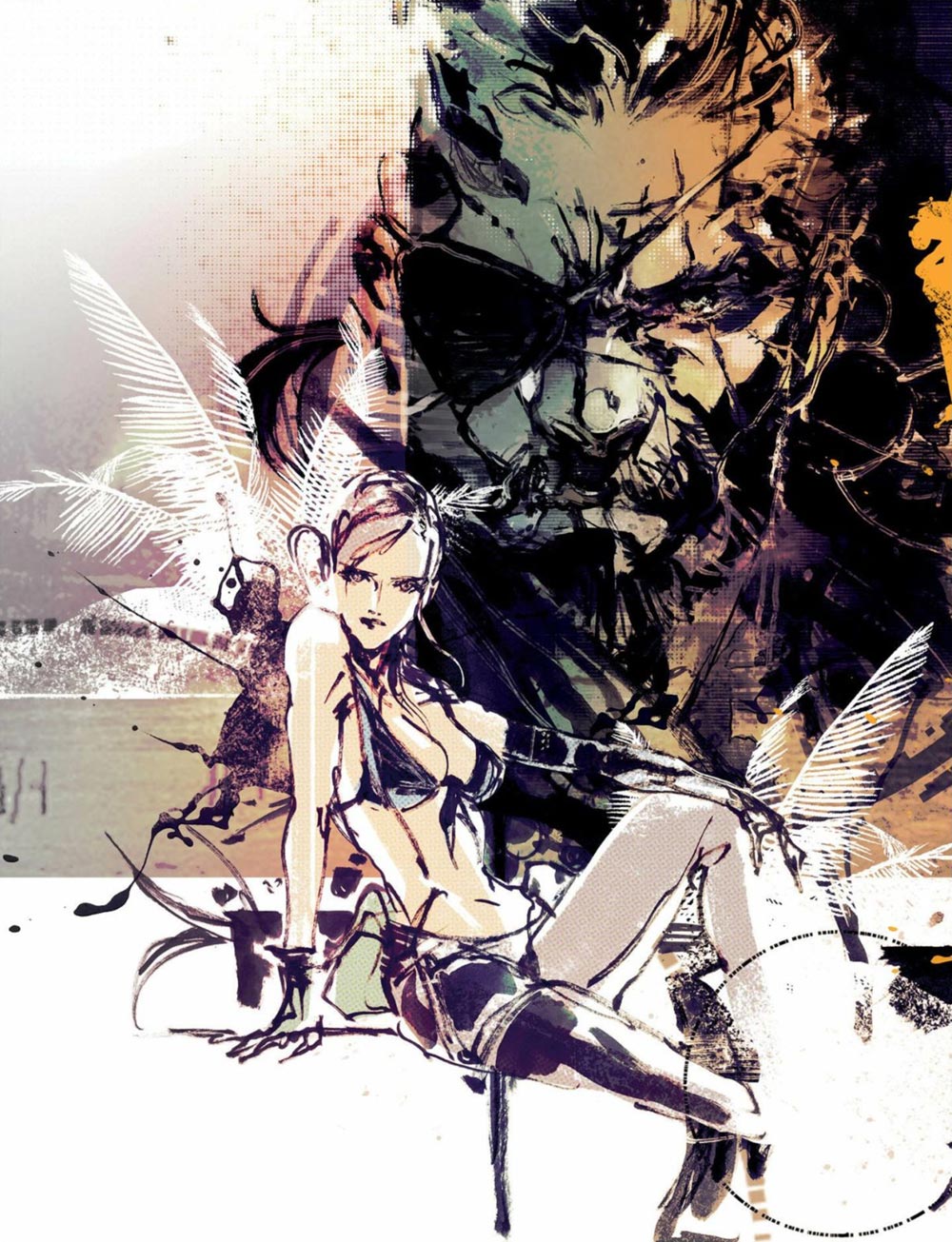 Big Boss & Quiet Illustration from Metal Gear Solid V