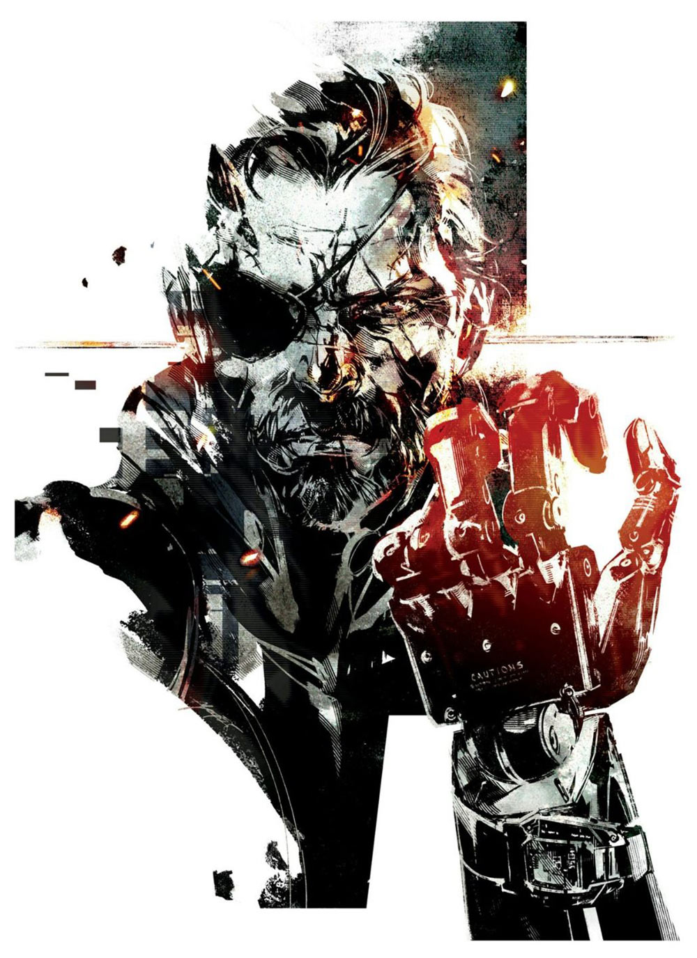 Big Boss Illustration from Metal Gear Solid V