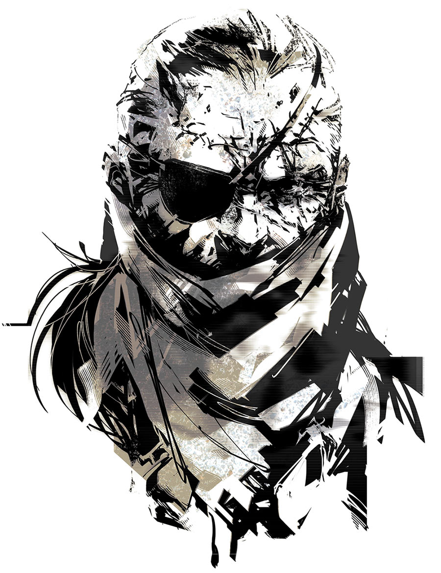 Big Boss, Keffiyeh Art from Metal Gear Solid V