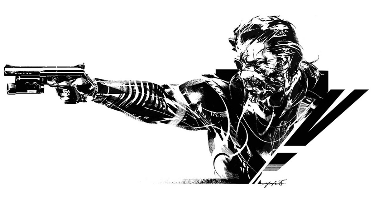Big Boss Promo Illustration from Metal Gear Solid V