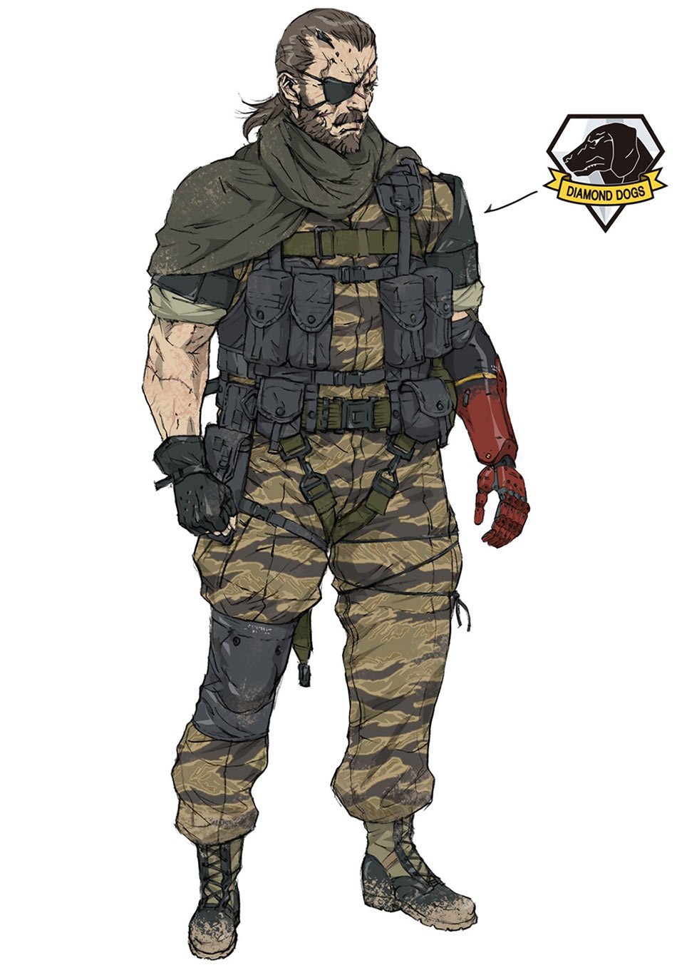 Big Boss Art from Metal Gear Solid V