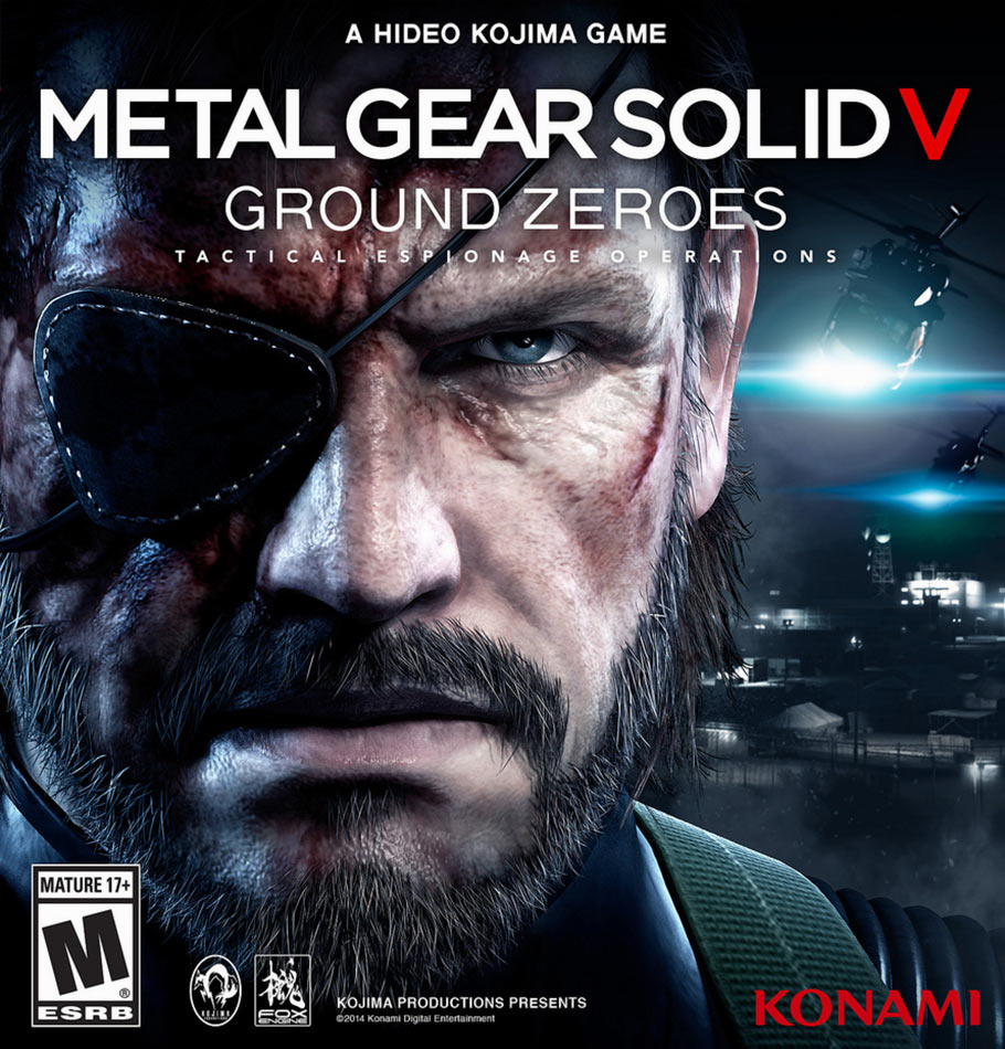 Ground Zeroes Box Art from Metal Gear Solid V
