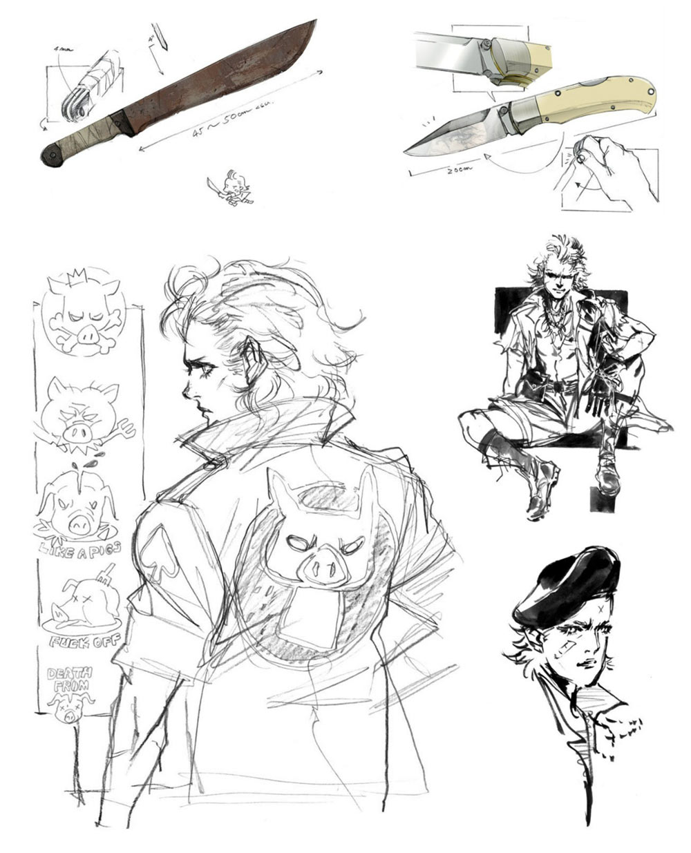 Eli Sketch from Metal Gear Solid V