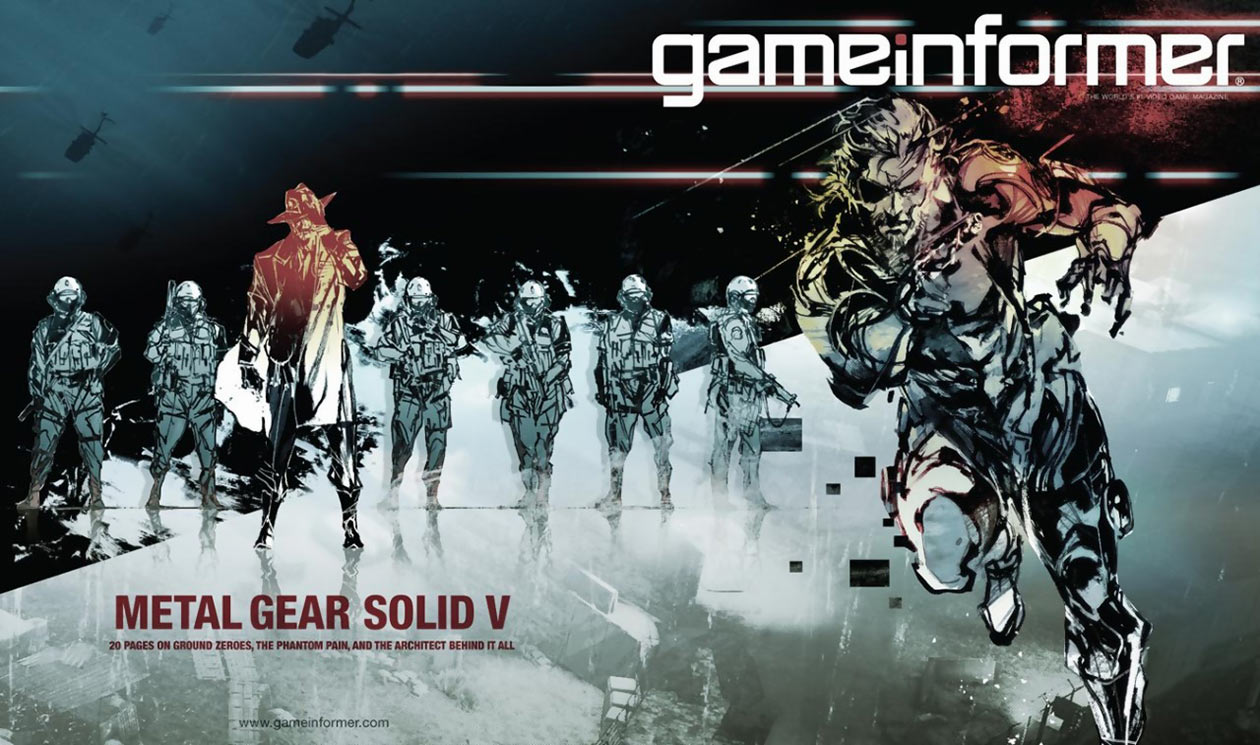 Game Informer Cover Art from Metal Gear Solid V