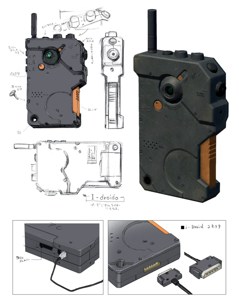 iDroid Art from Metal Gear Solid V