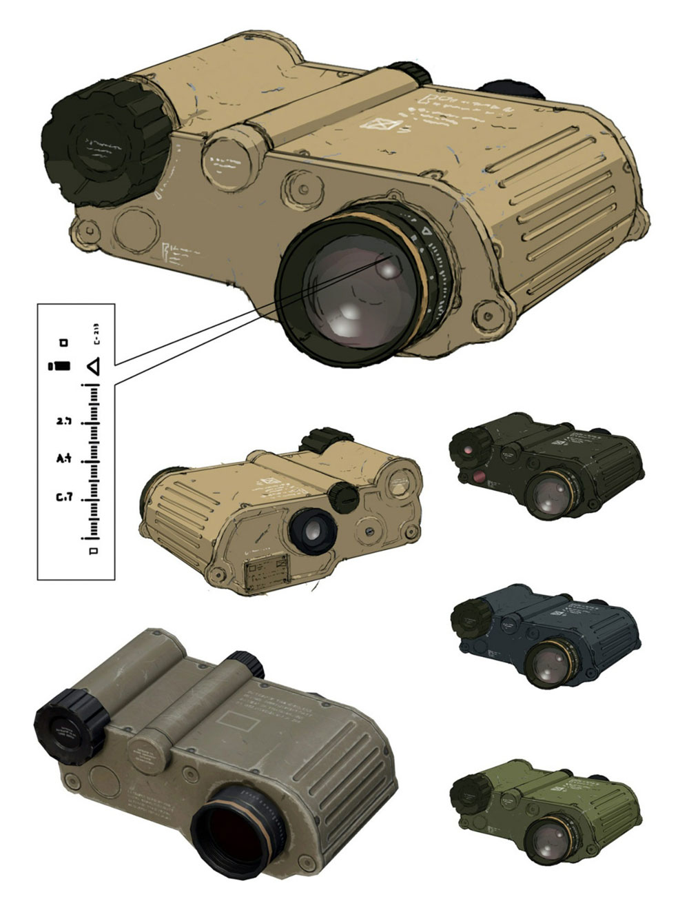 INT-Scope Art from Metal Gear Solid V
