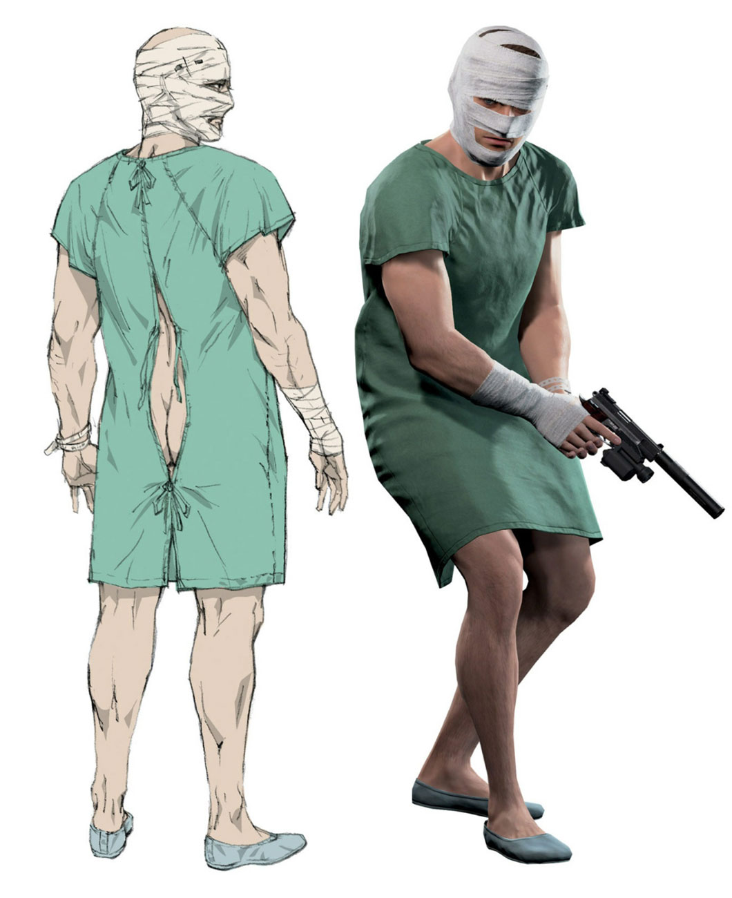 Ishmael Concept Art from Metal Gear Solid V