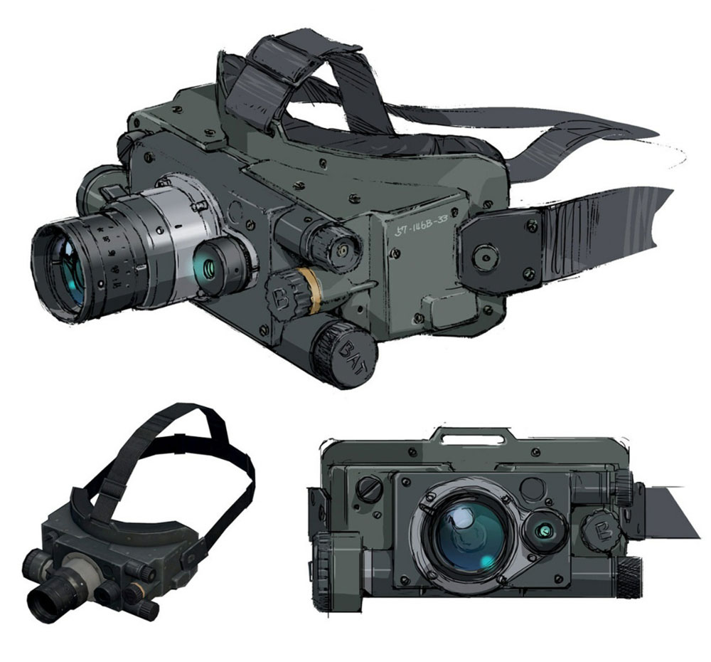 Night Vision Goggles Art from Metal Gear Solid V