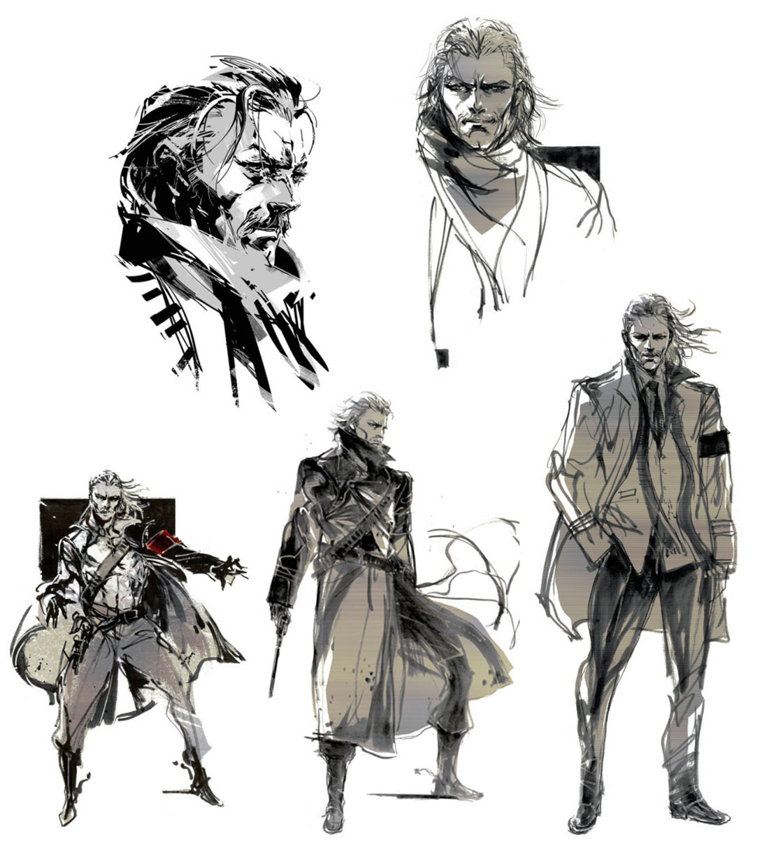Ocelot Concept Art from Metal Gear Solid V