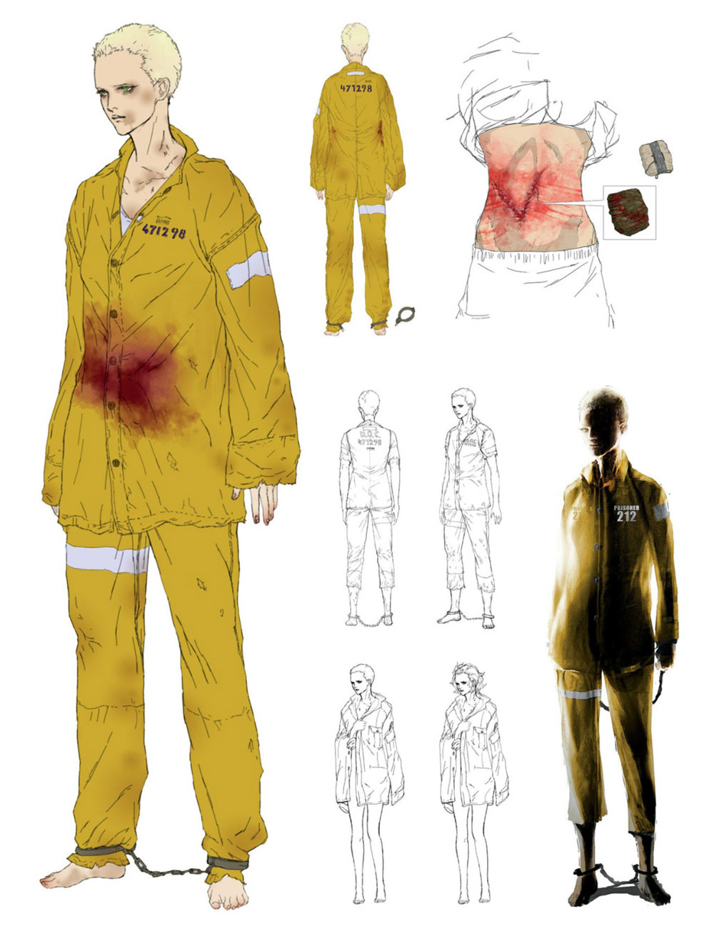 Paz Concept Art from Metal Gear Solid V